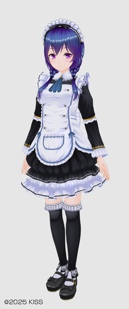 レティセンスメイド服／文学少女髪型（エアリーレイヤー、エアリーバインズ）