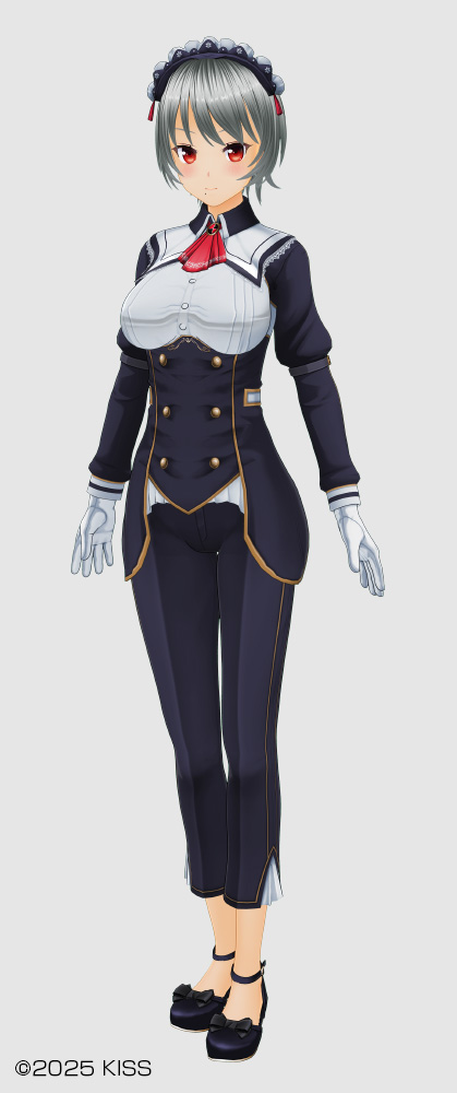 セクレタリーメイド服／メイド秘書髪型（シークレットショート、シークレットバック、サラツヤ、プリンセス・バインド）