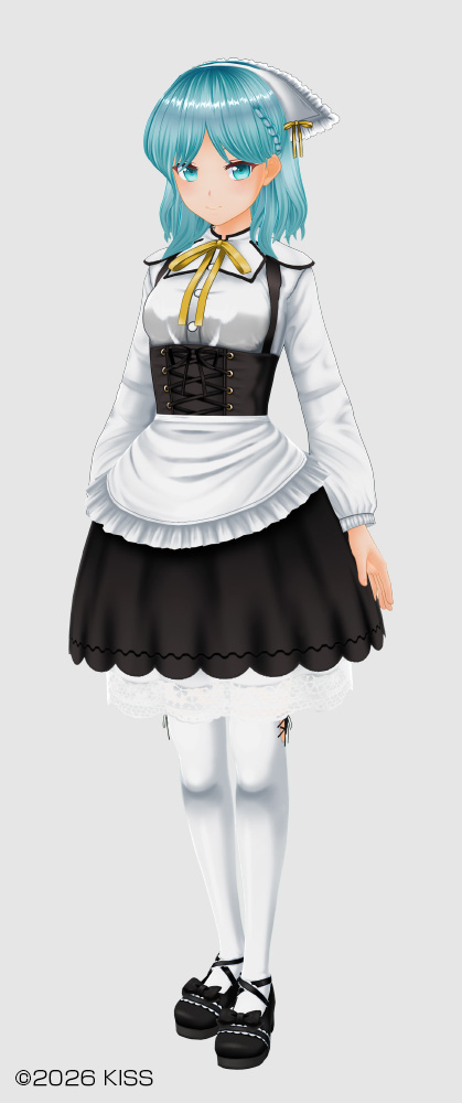 シャローメイド服／腹黒髪型（シャローフロント、シャローバック）／シャローアンダーウェアセット